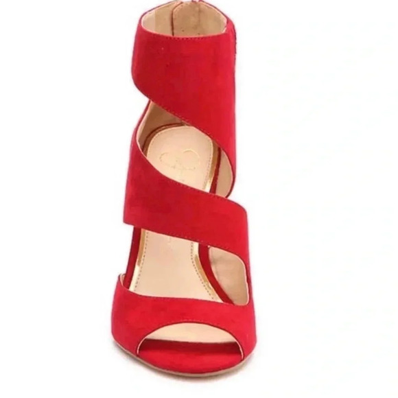 NEW!  JESSICA SIMPSON Eleya Red Sandal Size 8.5M - Picture 3 of 7